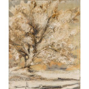 Painter unspecified (20th century), Tree in winter