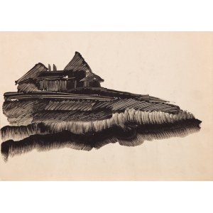 Artist unspecified (20th century), Wooden hut