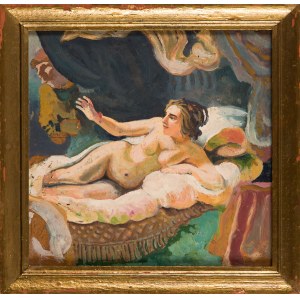 Neurčený malíř, 20. století, Akt v posteli