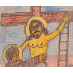 Nikifor Krynicki (1895 Krynica - 1968 Folusz), Zdjęcie Chrystusa z krzyża