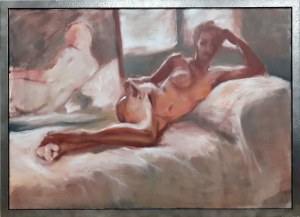 Igor Datkiewicz, Akt przy lustrze, 2022 r.
