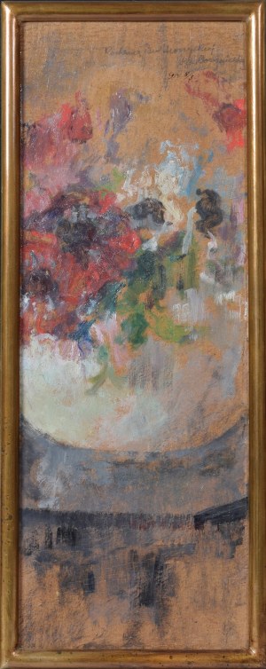 Olga BOZNAŃSKA (1865-1940), Kwiaty w kulistym wazonie, 1914