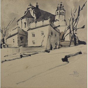 Stanisław NOAKOWSKI (1867-1928), Pohled na kostel, 1916