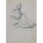 Piotr MICHAŁOWSKI (1800-1855), Náčrty postav - dvě kresby