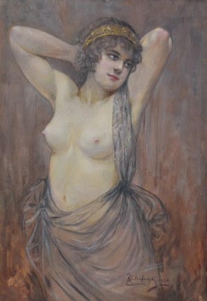 Kasper ŻELECHOWSKI (1863-1942), Akt stojącej kobiety, 1926