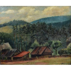 Engelbert HILBICH (1923-2011), Pejzaż podgórski, 1939