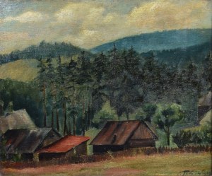 Engelbert HILBICH (1923-2011), Pejzaż podgórski, 1939