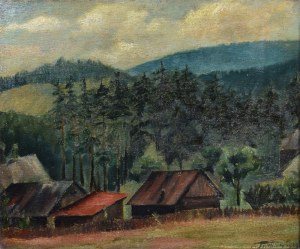 Engelbert HILBICH (1923-2011), Pejzaż podgórski, 1939