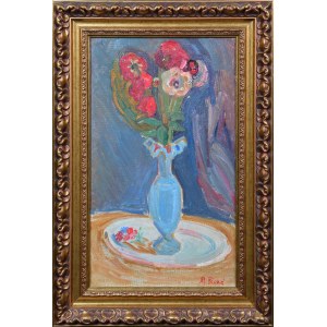 Maurice (Blumenkranc) BLOND (1899-1974), Anemony w niebieskim wazonie