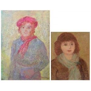 Milada KOWALEWSKA (1918-2011), Paar Porträts, vor 1987