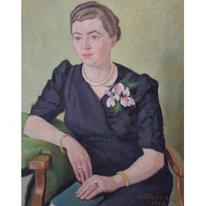 Antoni TESLAR (1898-1972), Portret kobiety, 1943