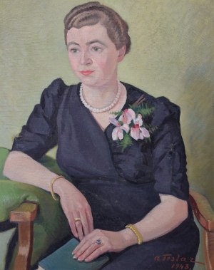 Antoni TESLAR (1898-1972), Portret kobiety, 1943