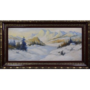 OSSANOWICZ, 20th century, Winter in the mountains