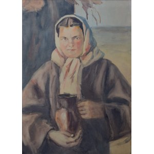 Wiktor Michał CZEPITA (1884-1941), Dziewczyna z dzbanem, 1939