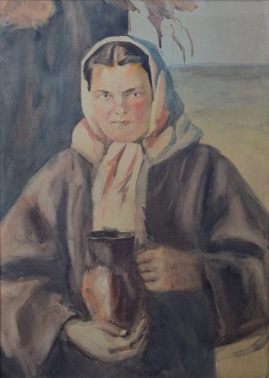 Wiktor Michał CZEPITA (1884-1941), Dziewczyna z dzbanem, 1939