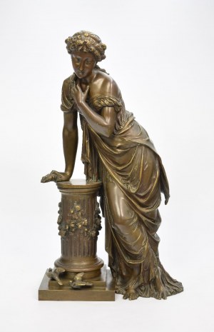 Pierre Louis DÉTRIER (1822-1897), Kobieta przy ołtarzu ofiarnym