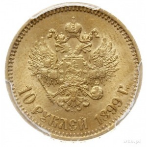 10 rubli 1899 (А.Г), Petersburg, złoto 8.60 g, Bitkin 4...