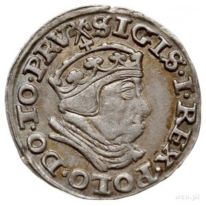 trojak 1540, Gdańsk, Iger G.40.1.c/f (R1), bardzo ładny