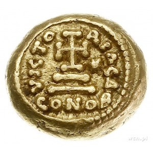 Konstans II 641-668, solidus 641-647, Kartagina, Aw: Po...