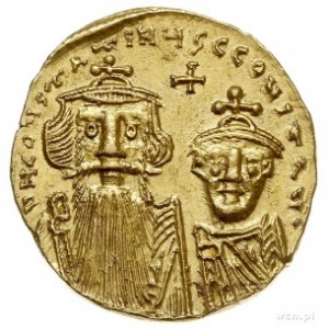 Konstans II 641-668 i Konstantyn IV 654-685, solidus 65...