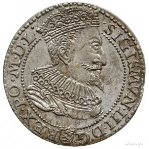 szóstak 1596, Malbork, mała głowa króla, piękny