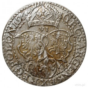 szóstak 1596, Malbork, mała głowa króla, piękny