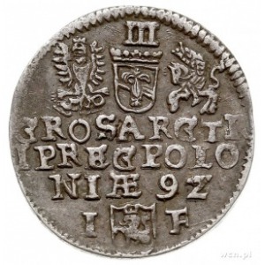trojak 1592, Olkusz, Iger O.92.6.g (R1)