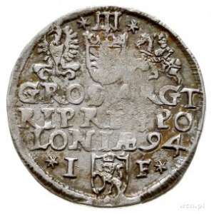 trojak 1594, Olkusz, O.94.5.e (R3), rzadki