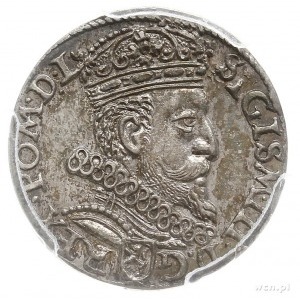 trojak 1602, Kraków, Iger K.02.1.b (R1), moneta w pudeł...