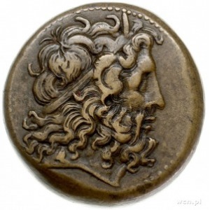 Egipt, Ptolemeusz III Euergetes 246-221 pne, brąz AE-41...