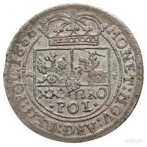 tymf (złotówka) 1666, Bydgoszcz, typ monety rzadko spot...