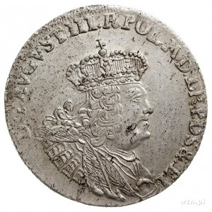 30 groszy (złotówka) 1762, Gdańsk, Kahnt 719.b -na rewe...