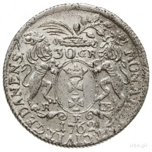 30 groszy (złotówka) 1762, Gdańsk, Kahnt 719.b -na rewe...
