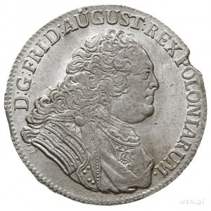 1/3 talara (1/2 guldena) 1756, Drezno, Kahnt 555, mały ...