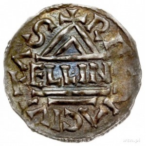 Henryk II 955-976 - 1. panowanie, denar 973-976, Ratyzb...