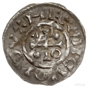 Henryk IV 995-1002, denar 995-1002, Ratyzbona, mincerz ...