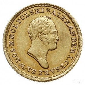 25 złotych 1825, Warszawa, złoto 4.89 g, Plage 18, Bitk...