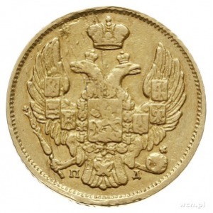 3 ruble = 20 złotych 1836, Petersburg, złoto 3.86 g, Pl...