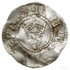 Tiel, Henryk II 1002-1024, denar, Aw: Głowa na wprost, ...