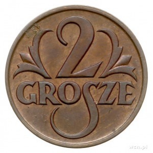 2 grosze 1927, Warszawa, Parchimowicz 102.c, piękne, w ...