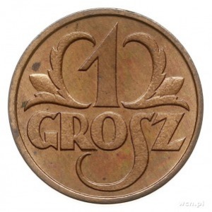 1 grosz 1930, Warszawa, Parchimowicz 101.e, wyśmienite,...