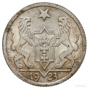 1 gulden 1923, Utrecht, Koga, Parchimowicz 61.a, wyśmie...