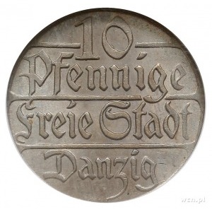 10 fenigów 1923, Berlin, Parchimowicz 57.a, moneta w pu...