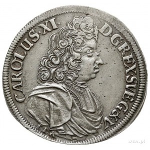 2/3 talara (gulden) 1689, Szczecin, pod popiersiem lite...