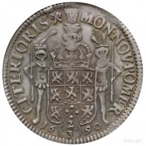 2/3 talara (gulden) 1690, Szczecin, AAJ 114.b, Dav. 767...