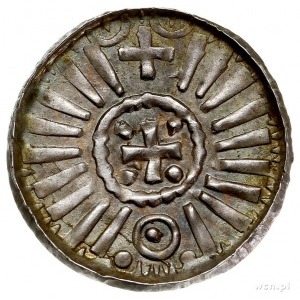 Otto I - Otto III 955-1002, denar krzyżowy X w., Magdeb...