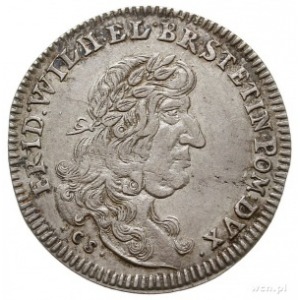Fryderyk Wilhelm I 1640-1688, ćwierćtalar (odbitka w sr...