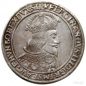 talar 1648/3, Wrocław, Aw: Popiersie cesarza i napis wo...
