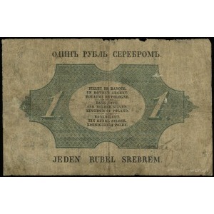 1 rubel srebrem 1847, podpisy: J. Tymowski i M. Engelha...