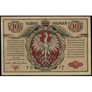 10 marek polskich 9.12.1916, Generał, Biletów, seria A,...